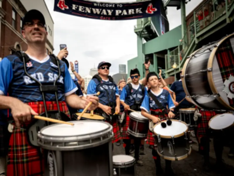 Tartan Army Creates Unforgettable Wedding Moment for Couple in Boston