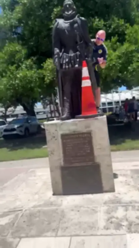 Tartan Army Gets Rude Awakening as Miami Police Rage Over Cone Statue