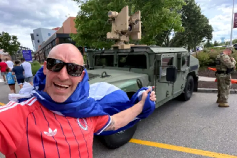 Tartan Army superfan learns US police not all tolerate cone tradition