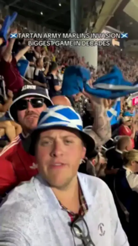 Tartan Army Unites with Miami Marlins Fans Singing Proclaimers Hit at Baseball Game