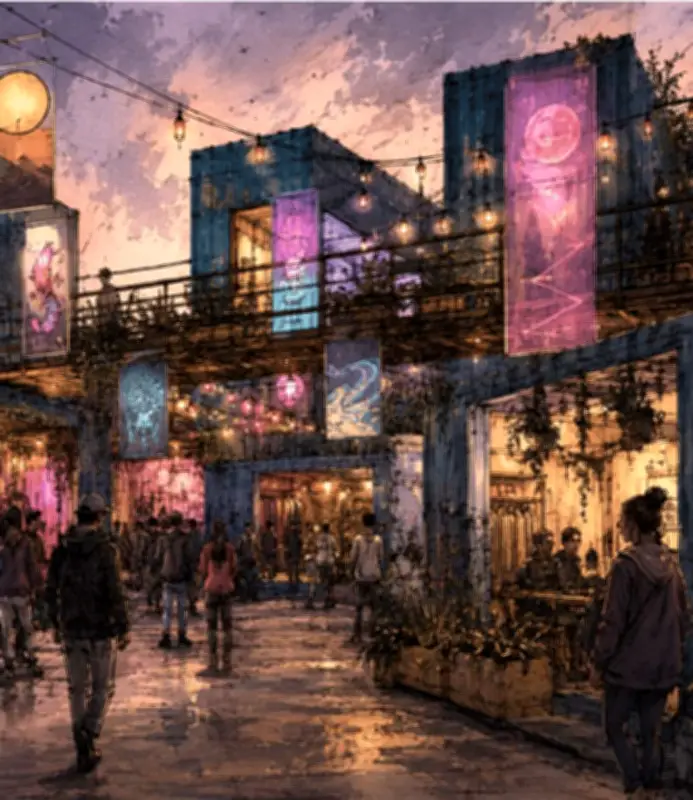 Temporary Food and Culture Venue Planned for Former MSG Sphere Site in Stratford