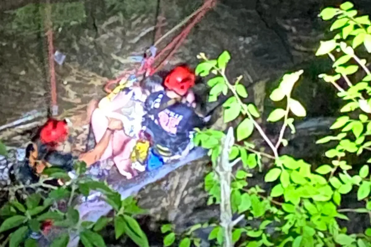 Teenager Rescued After 15-Metre Fall While Taking Selfie at Georgia Waterfall