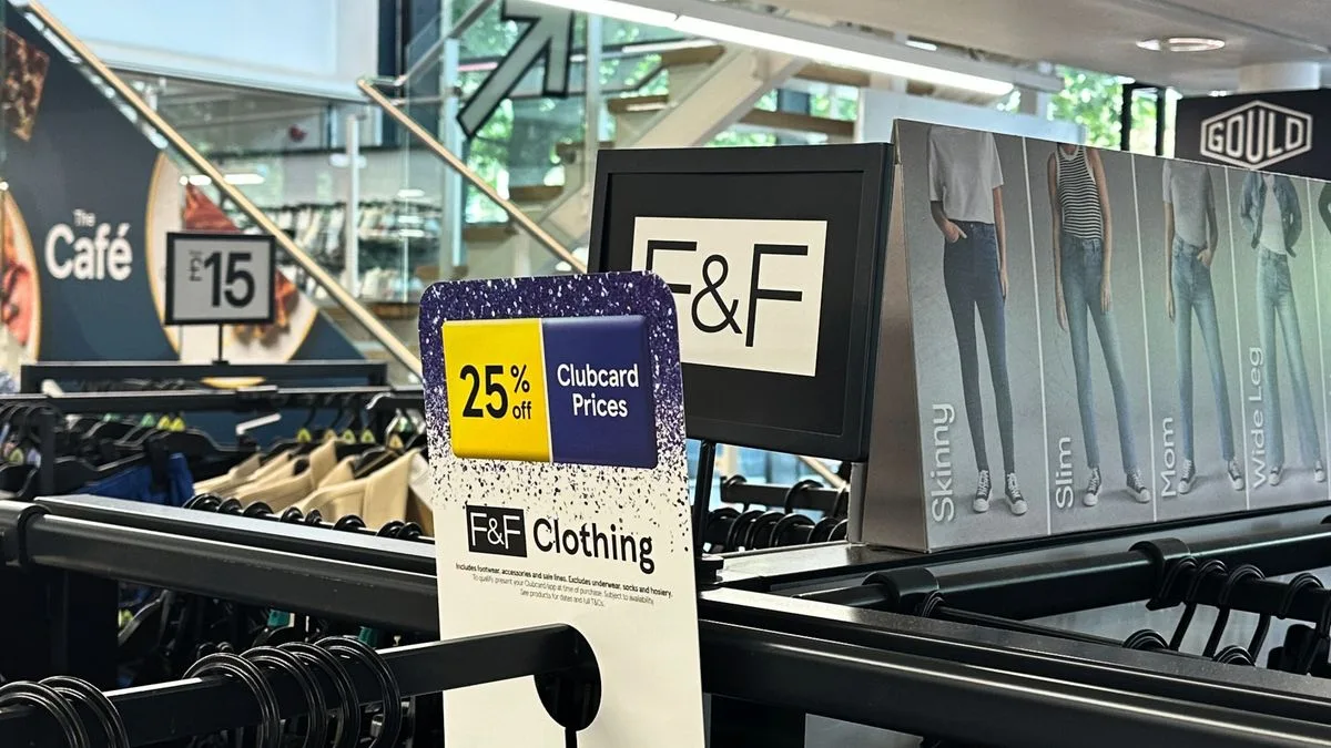 Tesco F&F Clothing Sale: 25% Off Everything, Now Online Too