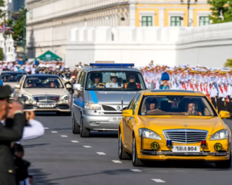 Thailand Mourns Princess Bha: Bangkok Streets Line for Royal Funeral Procession