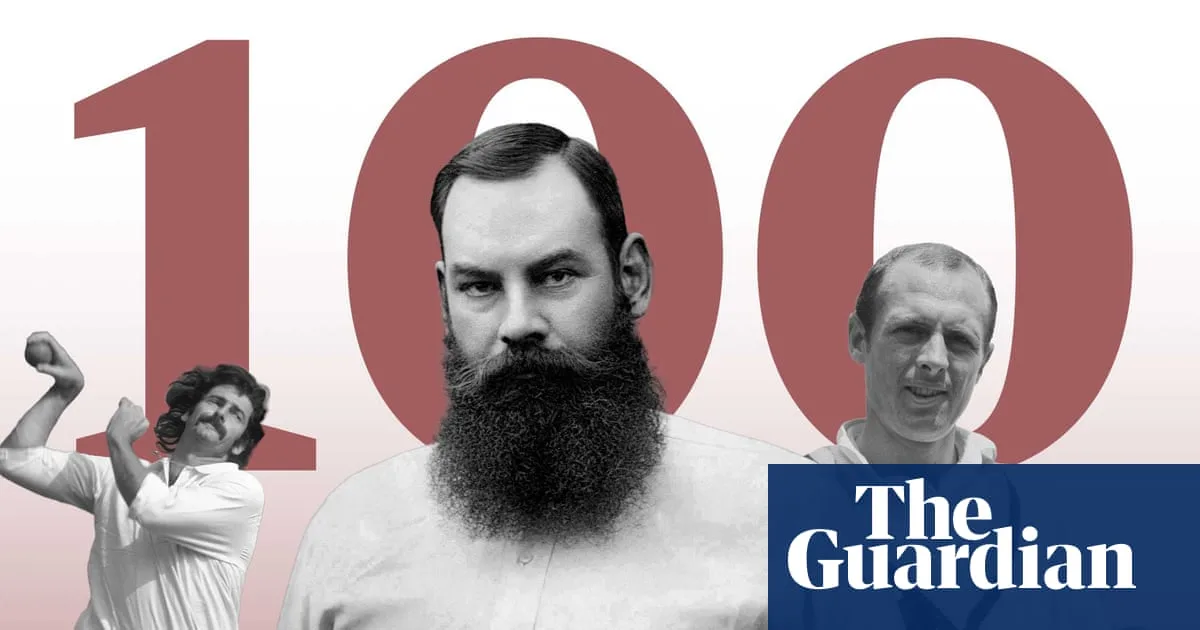 Guardian Reveals Top 100 Men's Ashes Cricketers