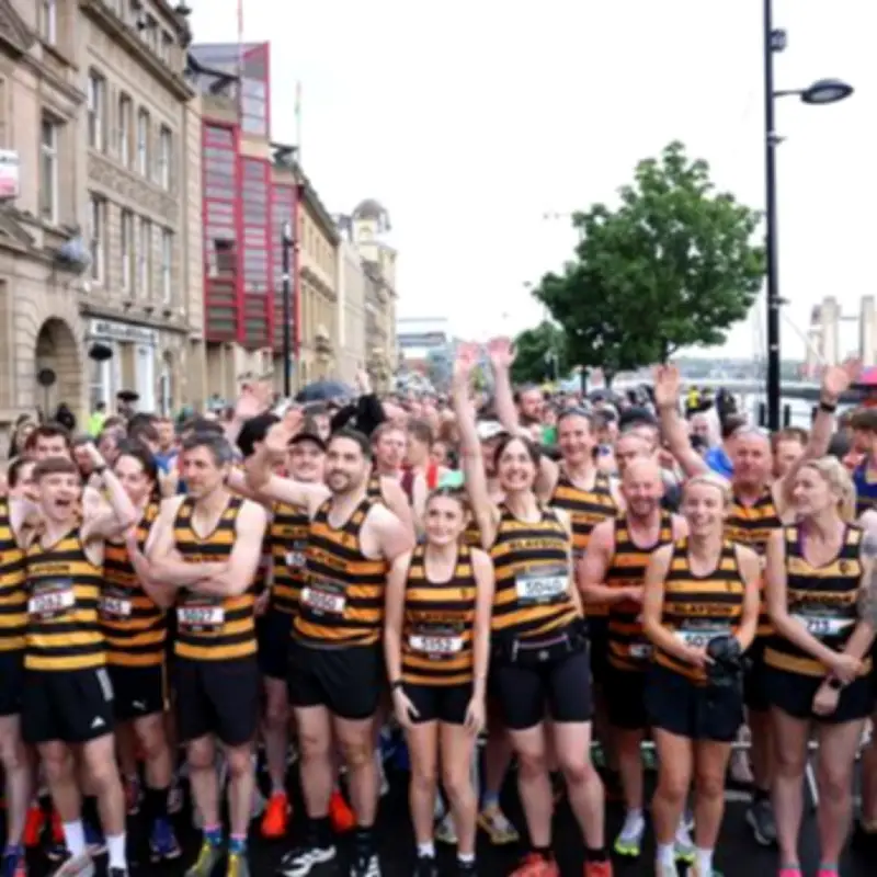 Thousands Brave Summer Rain for 44th Blaydon Race in Newcastle