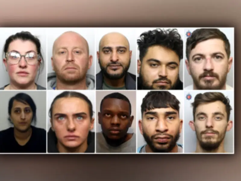 Thug who attacked police at Manchester Airport among those jailed this week