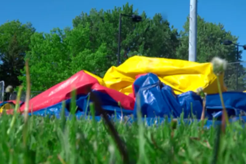 Toddler Dies After Bouncy Castle Lifted by Wind in Montreal Park