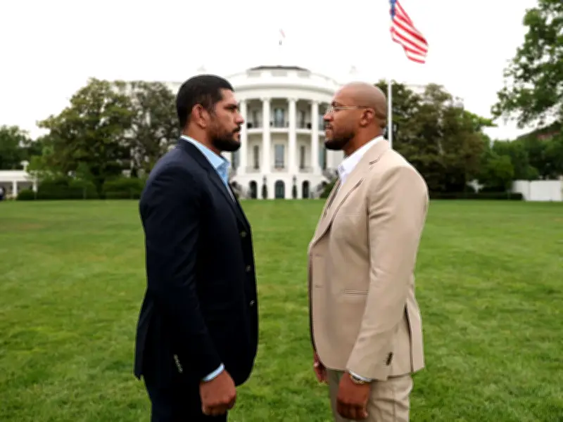 Tom Aspinall Tells Alex Pereira How to Beat Ciryl Gane at UFC White House