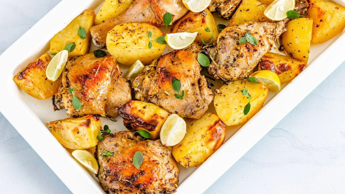 Tom Kerridge's Easy Lemon Chicken Traybake Ready in Under an Hour