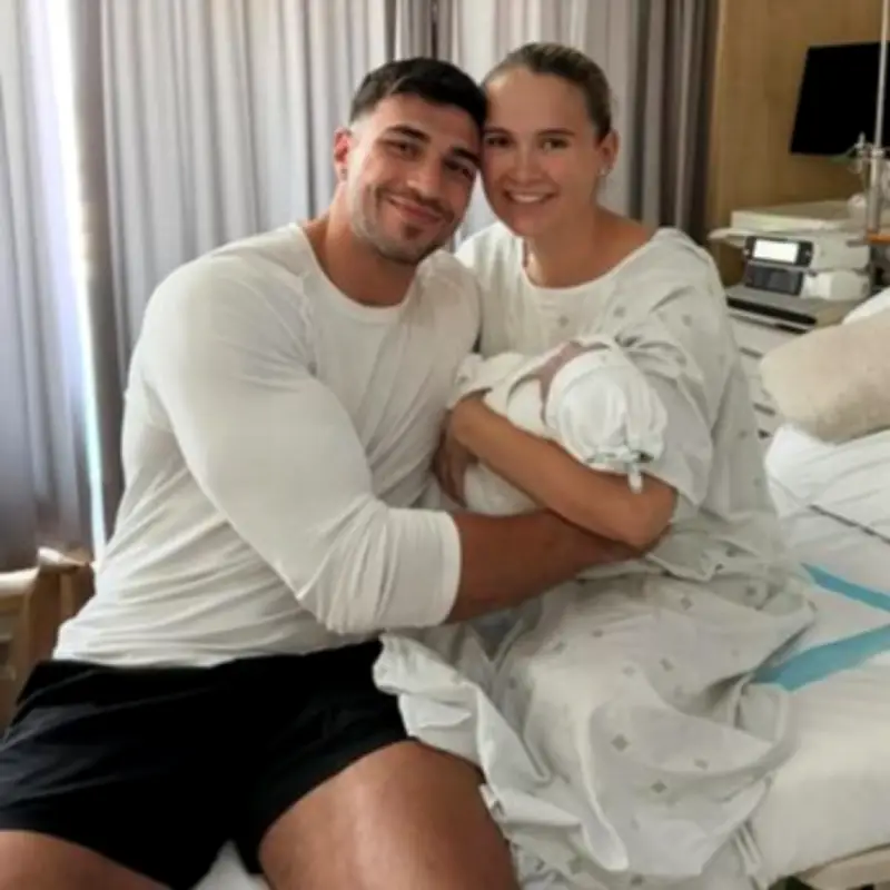 Tommy Fury and Molly-Mae Hague Reveal Son's Name Midas Before Fight