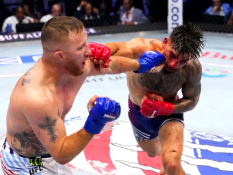 Topuria and Gaethje Hit with Six-Month Suspensions After UFC Title Fight