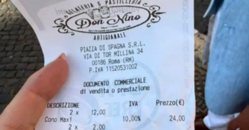 Tourist couple charged 44 euros for two ice creams in Rome tourist trap