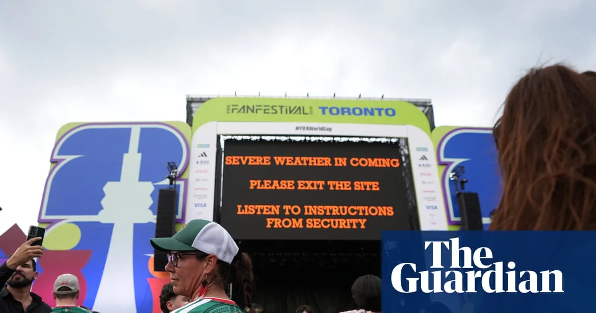 Tropical Storm Threatens World Cup Opening Match