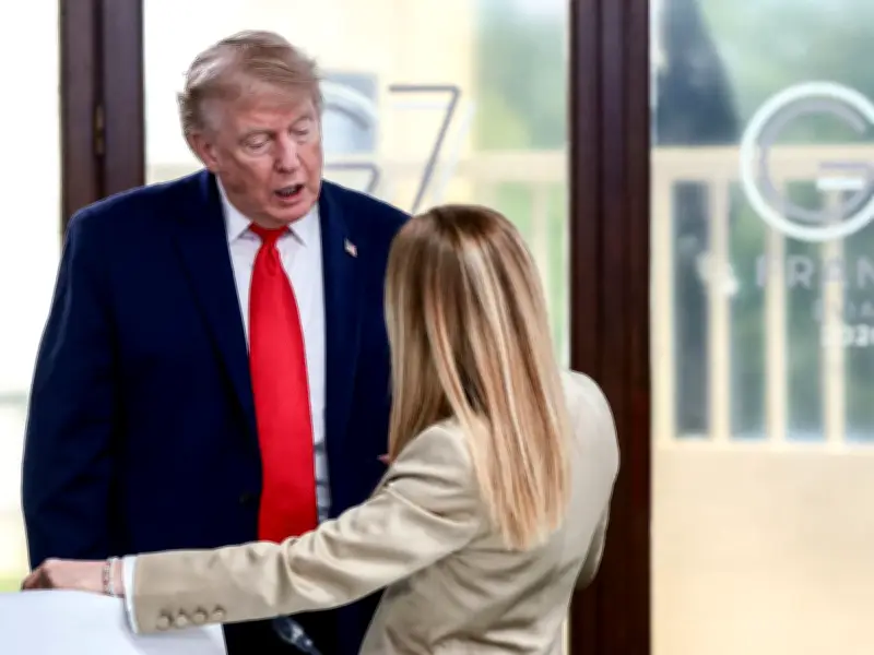 Trump Attacks Italian PM Meloni Over Photo Claim Feud
