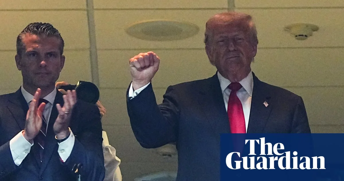 Trump Booed at NFL Game, First Sitting President to Attend Since 1978