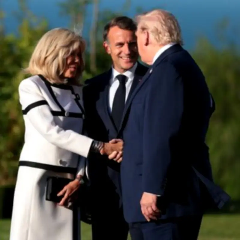 Trump Branded 'Creepy' for 'Disgusting' Move on Brigitte Macron