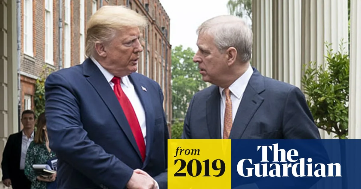 Trump's Claim of Not Knowing Prince Andrew Contradicted by Photos
