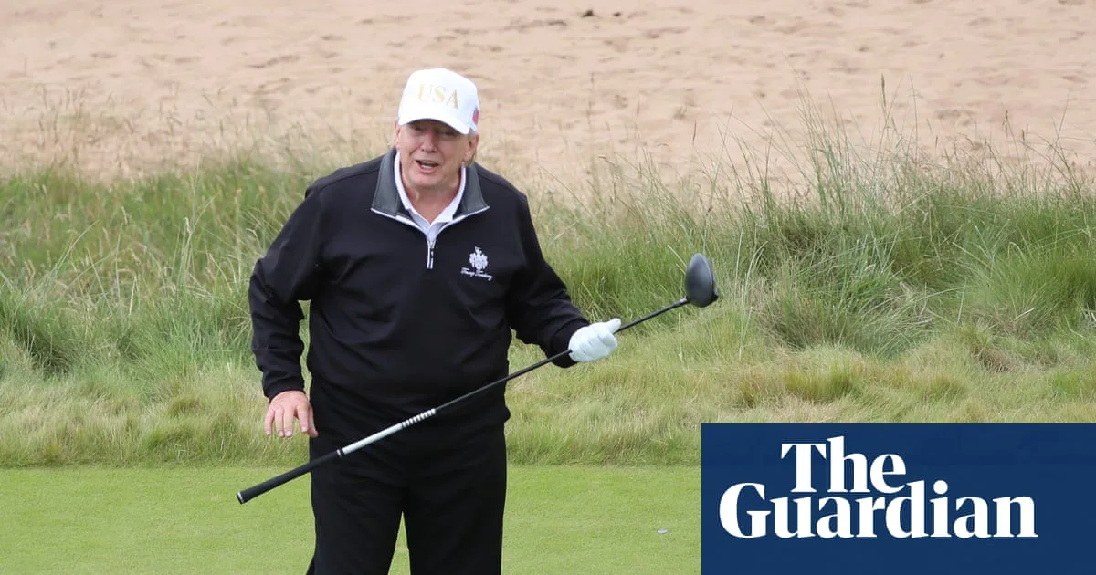 Trump golf video from Scotland sparks cheating allegations