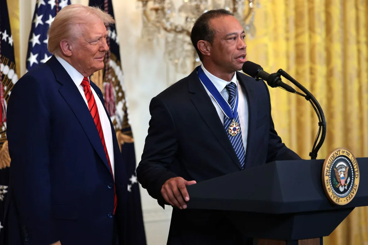 Donald Trump Gives Update on Tiger Woods After DUI Arrest