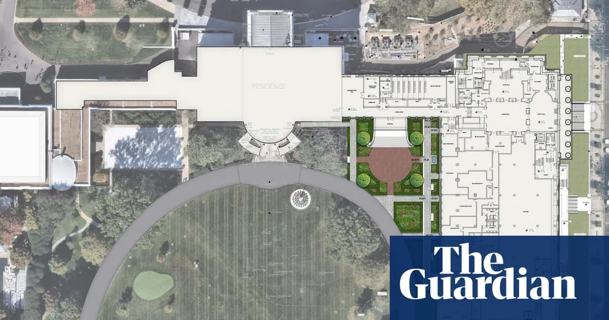 Trump Unveils Detailed Renderings of £310m White House Ballroom Amid Legal Challenge