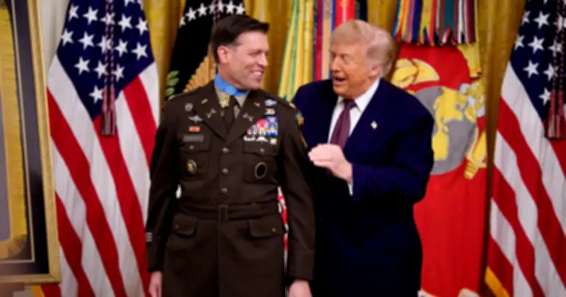 Trump Sparks Health Concerns After Struggling to Fasten Medal of Honor