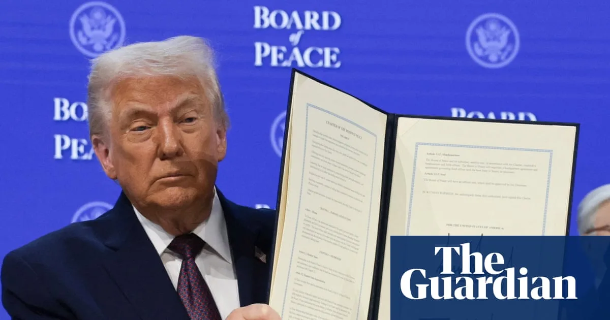 Trump Launches 'Board of Peace' at Davos, Claims World 'Richer, Safer'