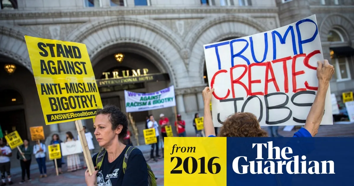 Trump Hotel Opens in Washington Amid Protests Over Pedestrian Walkway Closure