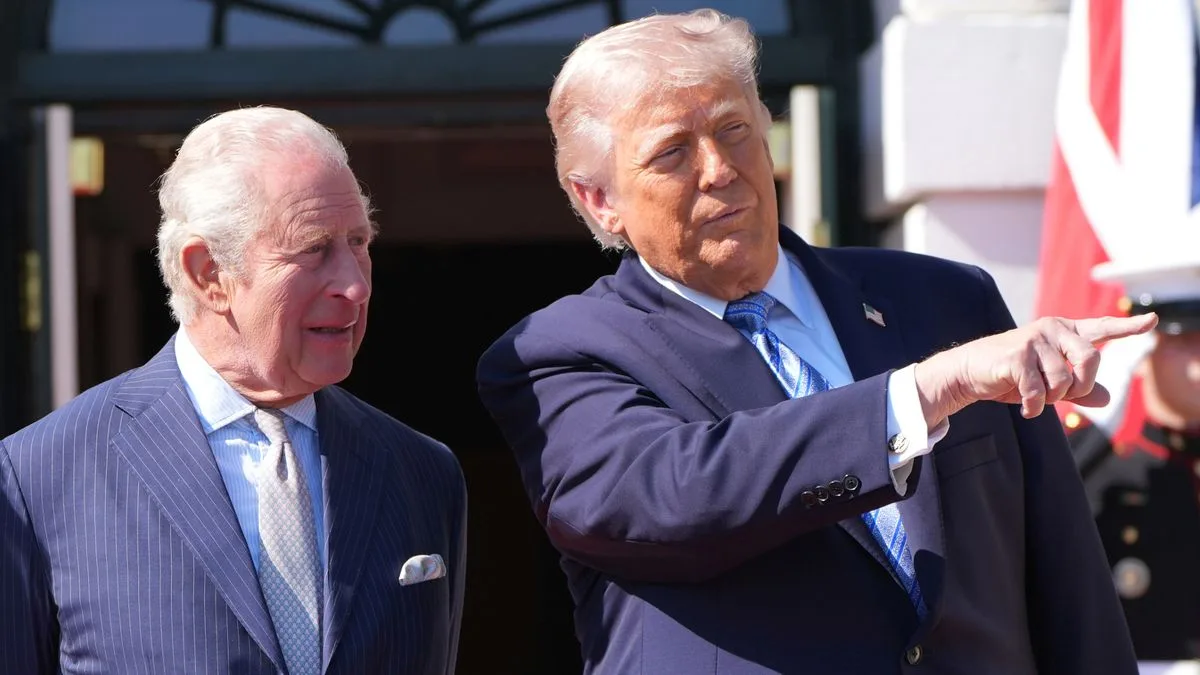 Trump's 'chilling three-word warning' to King Charles over Putin