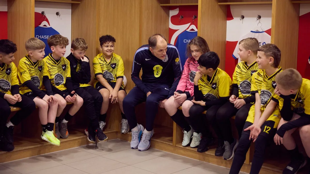 Thomas Tuchel Delivers Tactical Masterclass to Junior Team at St George's Park