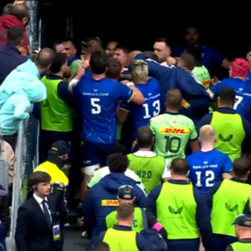 Tunnel brawl erupts at URC semi-final between Leinster and Stormers