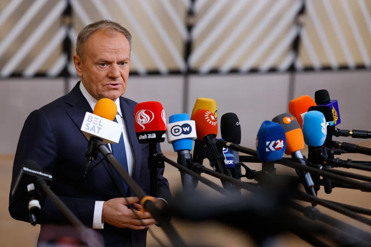 Tusk Claims Russian Crypto Firm Backed Nawrocki's Presidential Bid