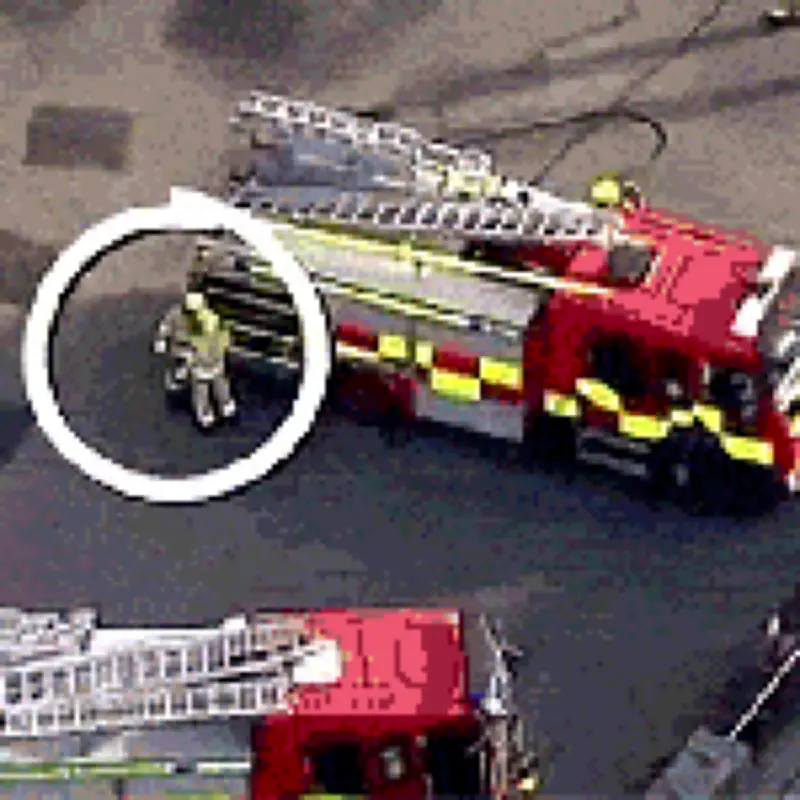 Two firefighters brawl during Belfast riots in live broadcast