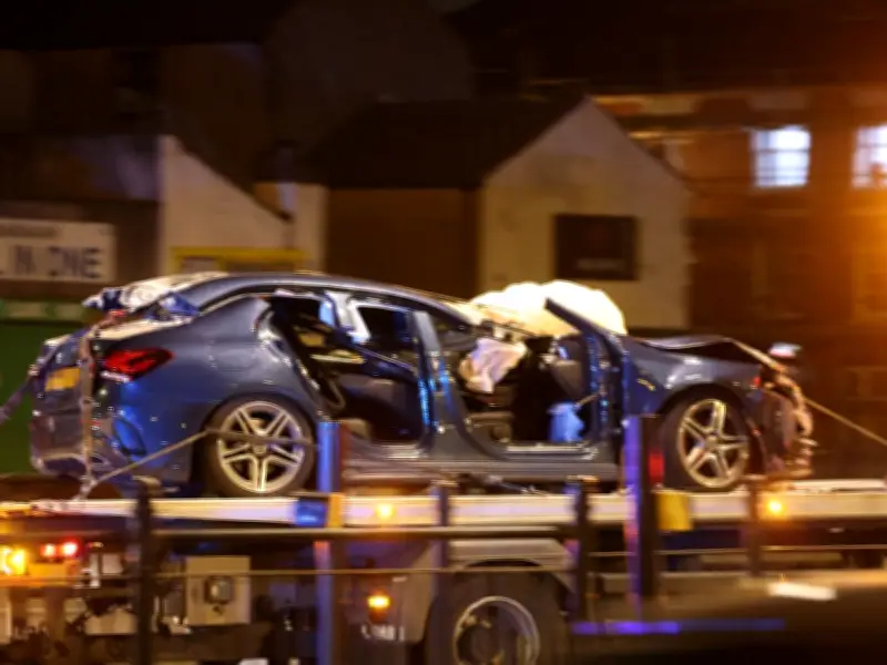 Two Hospitalised After Car Collides with Police Vehicle in Rochdale