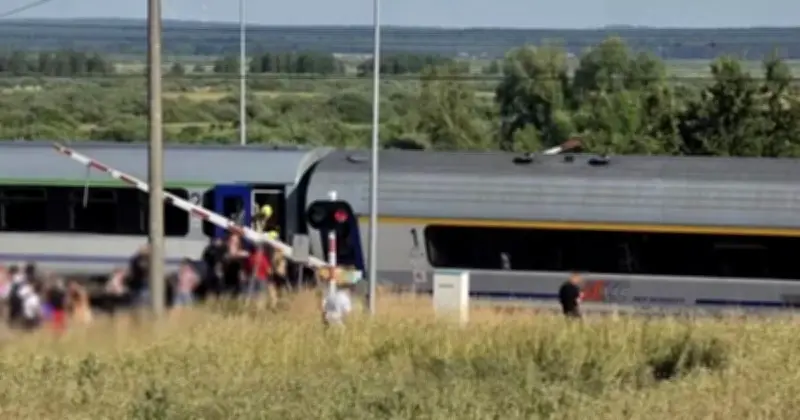 Two Trains Collide in Horror Smash in Białośliwiu, Poland