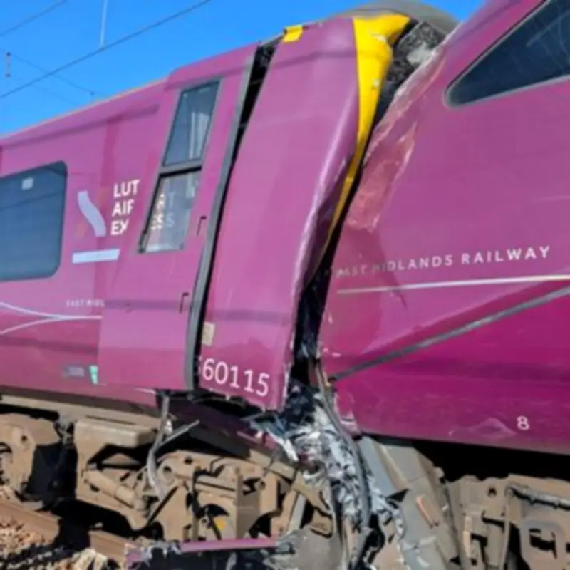 Two UK Trains Crash Near Bedford: Casualties and Injuries Reported