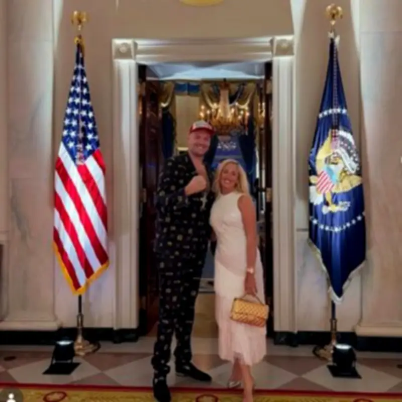 Tyson and Paris Fury Slammed for Attending Trump's Birthday Bash