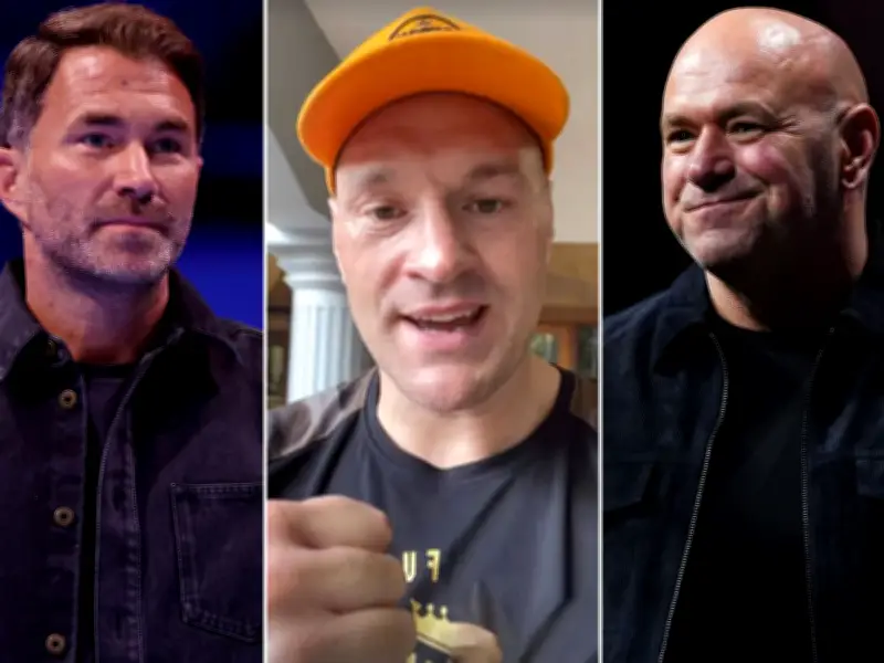 Tyson Fury Backs Dana White in Heated Feud with Eddie Hearn
