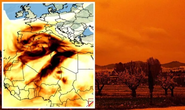 Saharan Dust Cloud Poses Health Risk as It Heads to UK