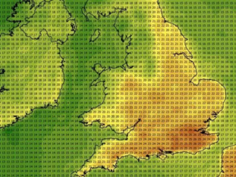 UK Heatwave Forecast: 14 Hottest Counties Set for 26C Summer Blast