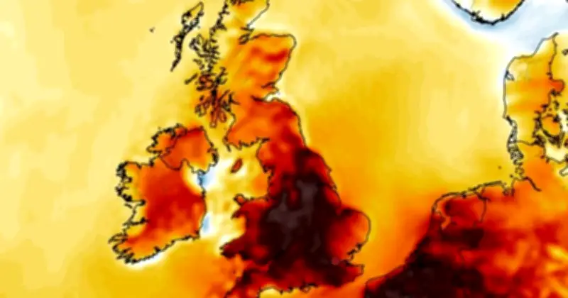 UK Set for 30C Heat on July 10 as Weather Maps Turn Volcanic Red