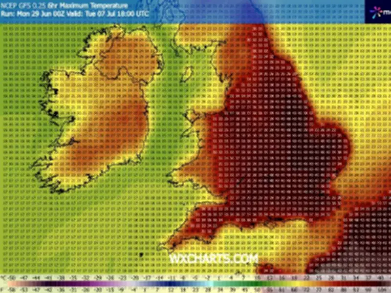 UK Weather: 17 Counties Could Hit 40C Next Week as Heatwave Looms