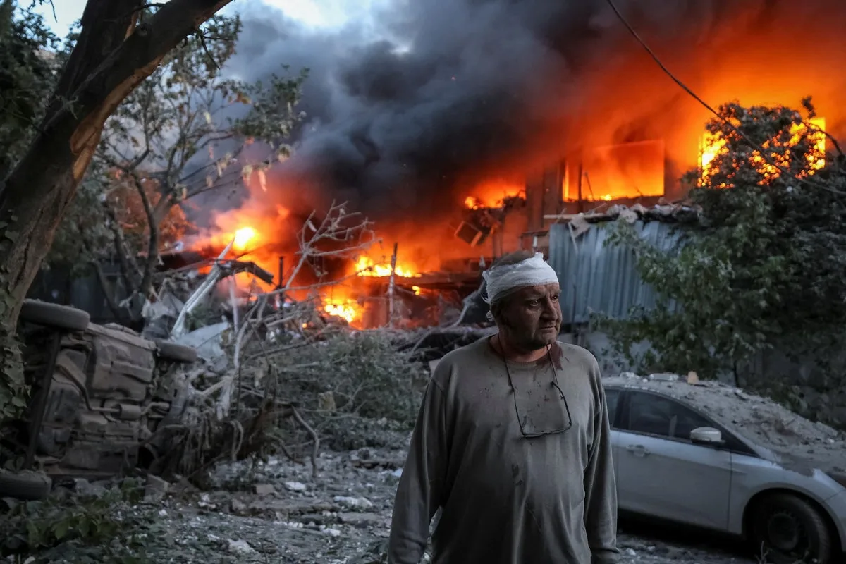 Ukraine Reels After One of War’s Largest Attacks Kills at Least 22