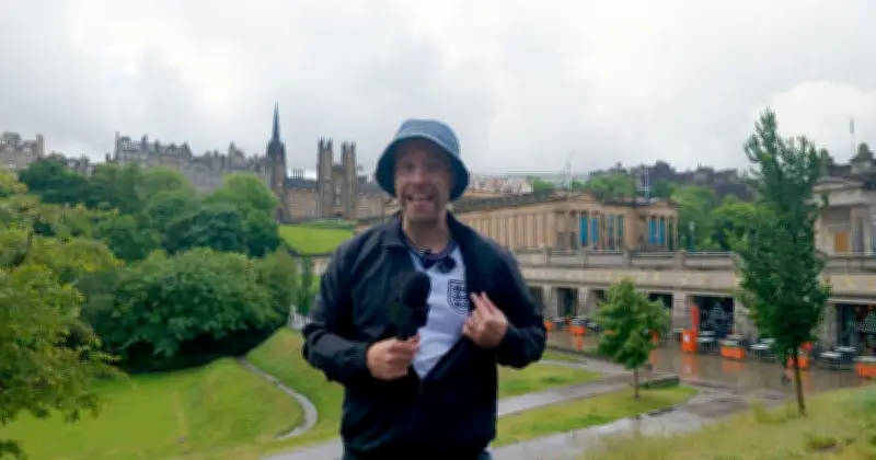 Undercover England Fan in Scotland Gets Unexpected Reaction Ahead of World Cup