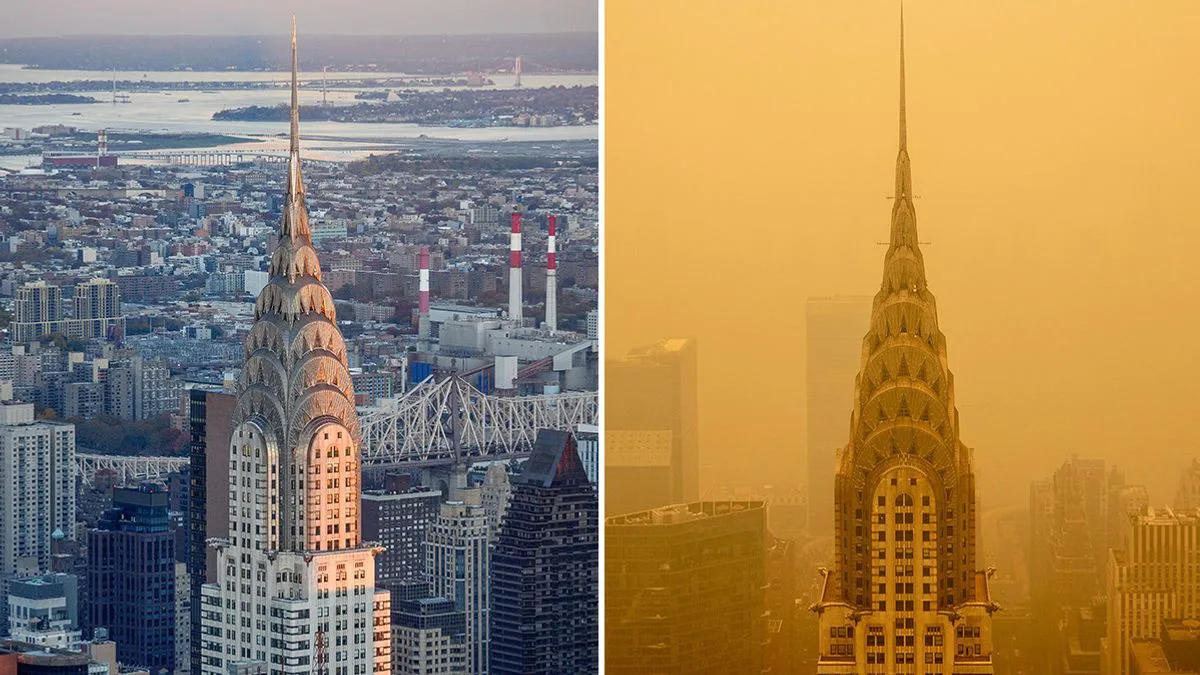 New York Chokes Under 'Mars-Like' Smog as Canadian Wildfire Smoke Blankets City