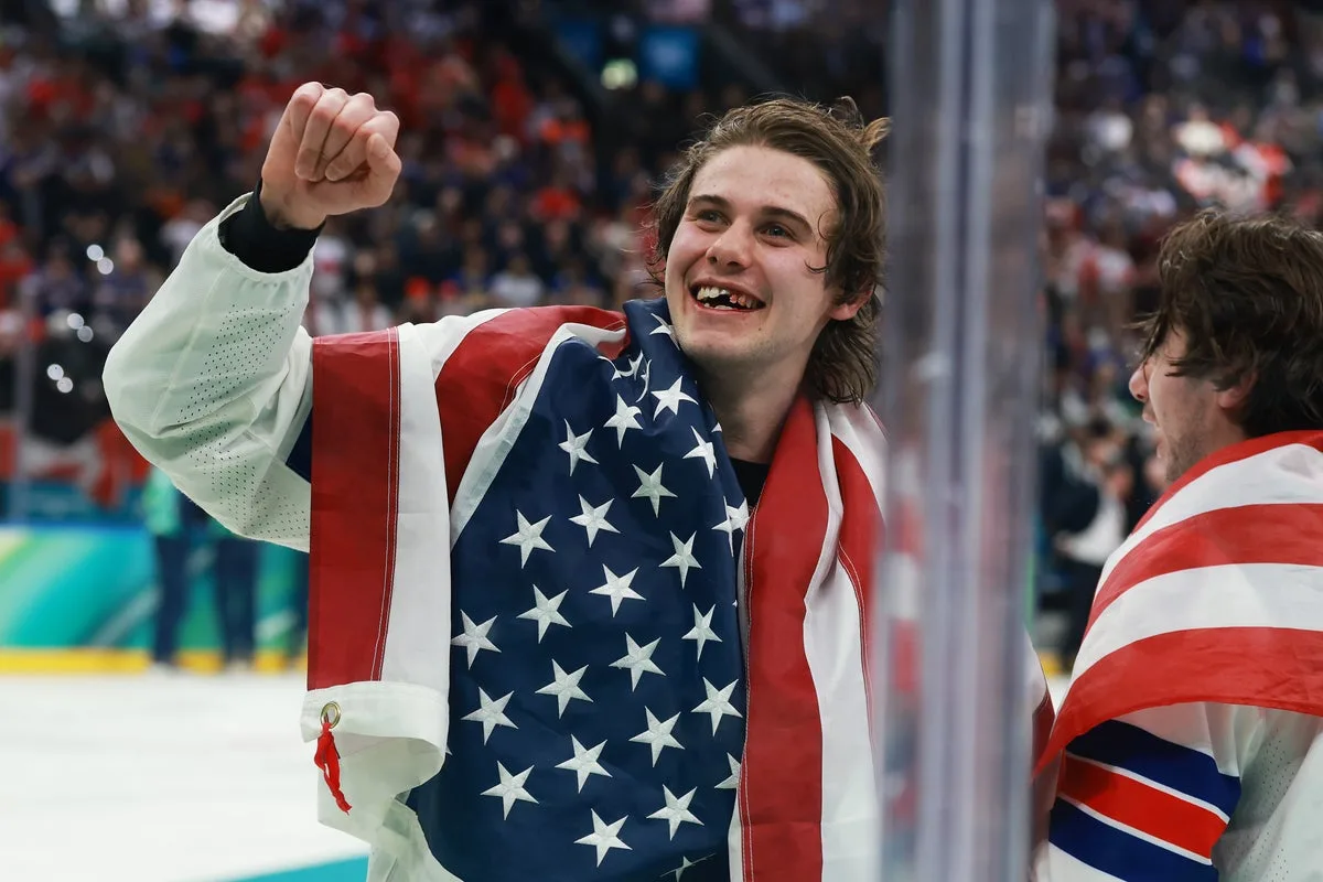 US Hockey Star Jack Hughes Defends Team's Trump Visit Amid Backlash