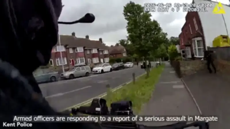 Van Driver Helps Armed Police Catch Suspect in Kent Chase