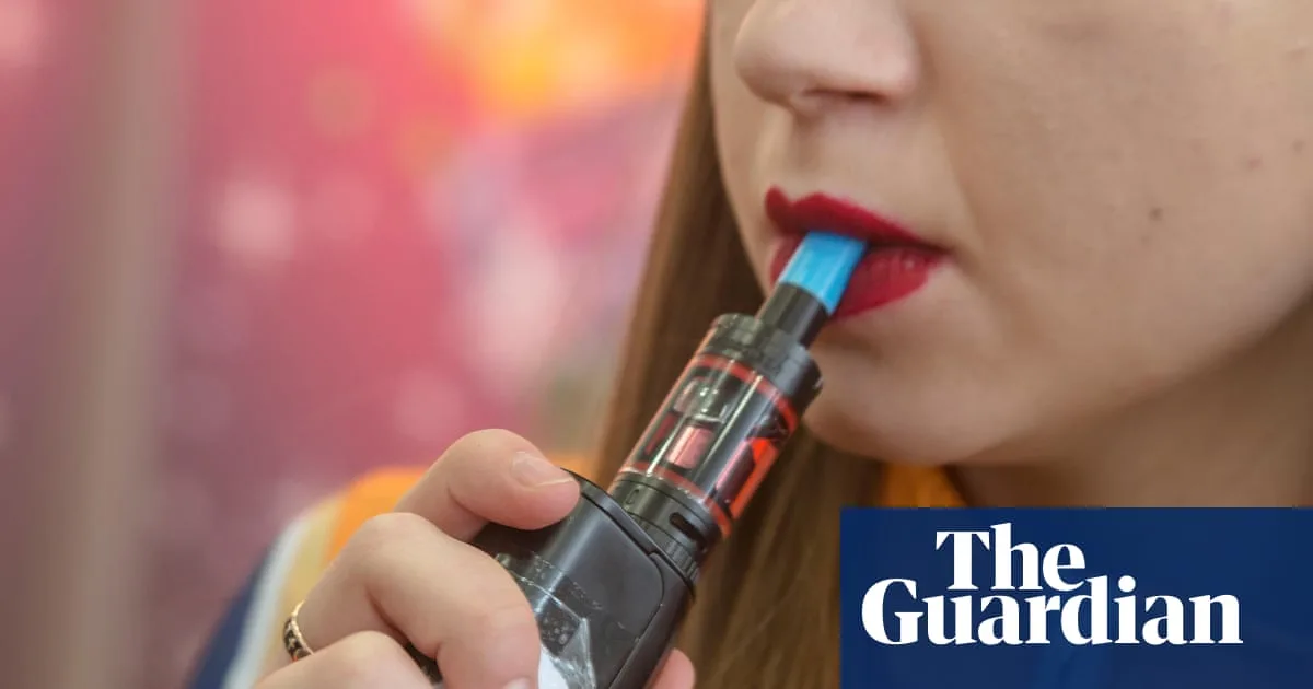 Young vape users three times as likely to start smoking, study finds