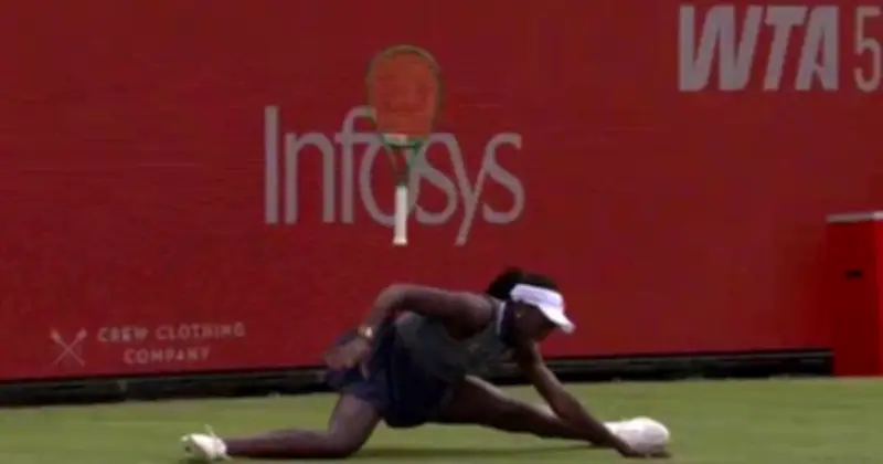 Victoria Mboko Retires in Tears After Horror Fall at Queen's