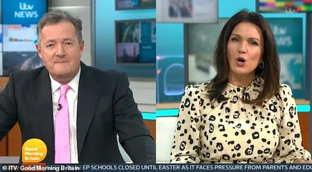 Susanna Reid Playfully Accuses Piers Morgan of Fat-Shaming on Good Morning Britain